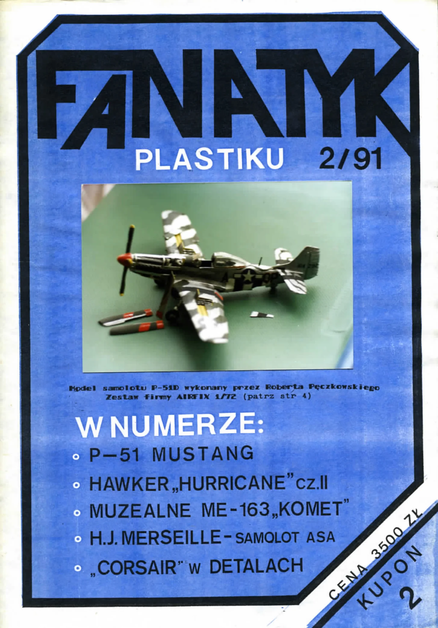 Okładka czasopisma Fanatyk Plastiku 2/91