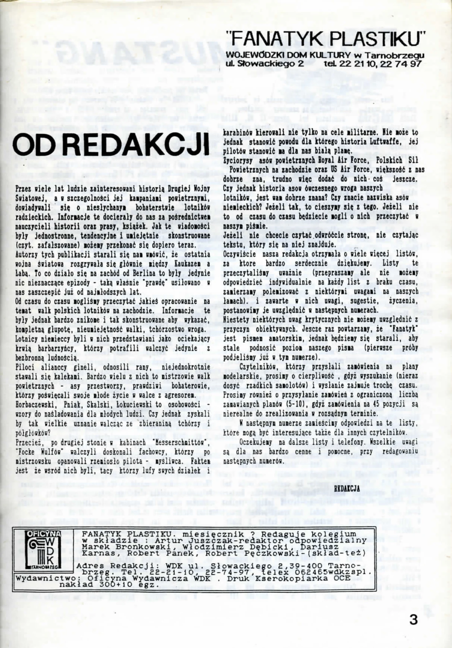 Fanatyk Plastiku 2/91 - strona 3
